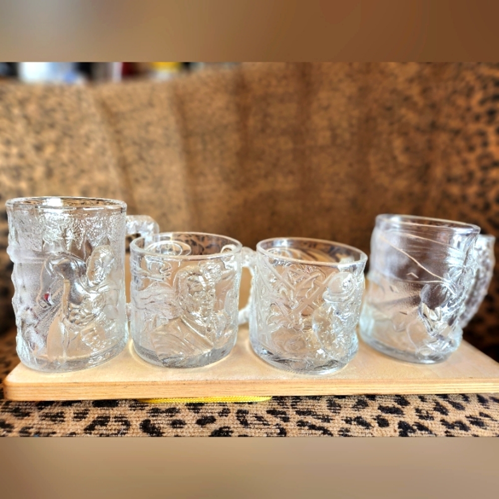 McDonald's Batman collectors glass cup set